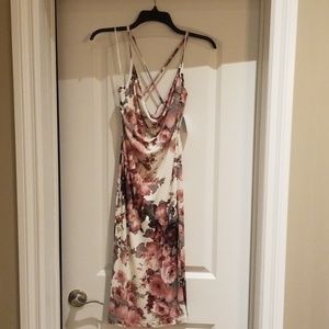 Strappy floral Windsor dress